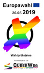 Queerweg Wahlprüfsteine EU Wahl 2019 Broschüre Titel