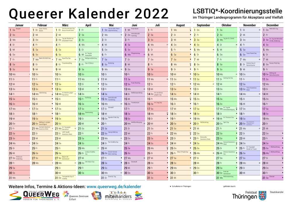 Queerer Kalender 2022