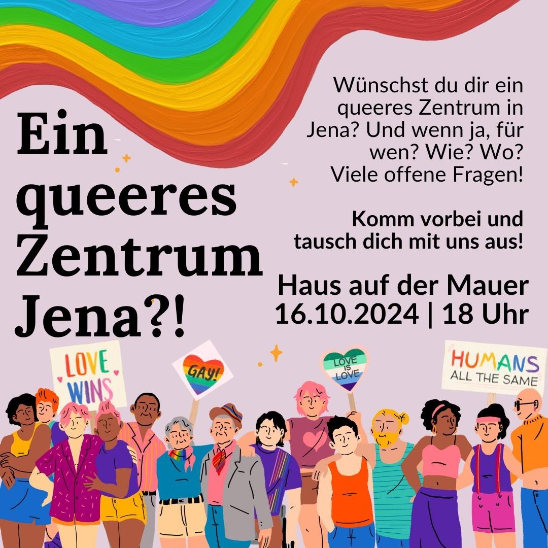 Treffen für ein queeres Zentrum Jena (16.10.2024)