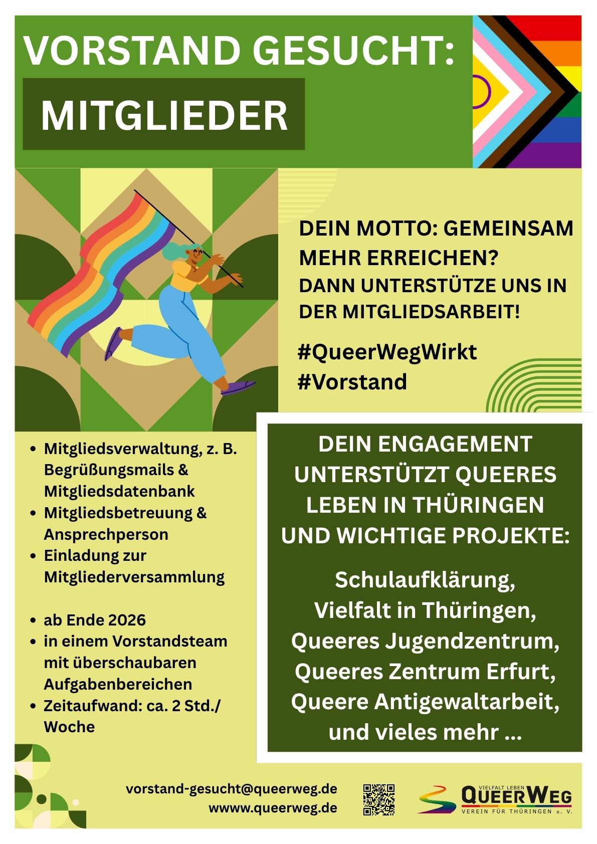 Vorstand gesucht:  Mitglieder