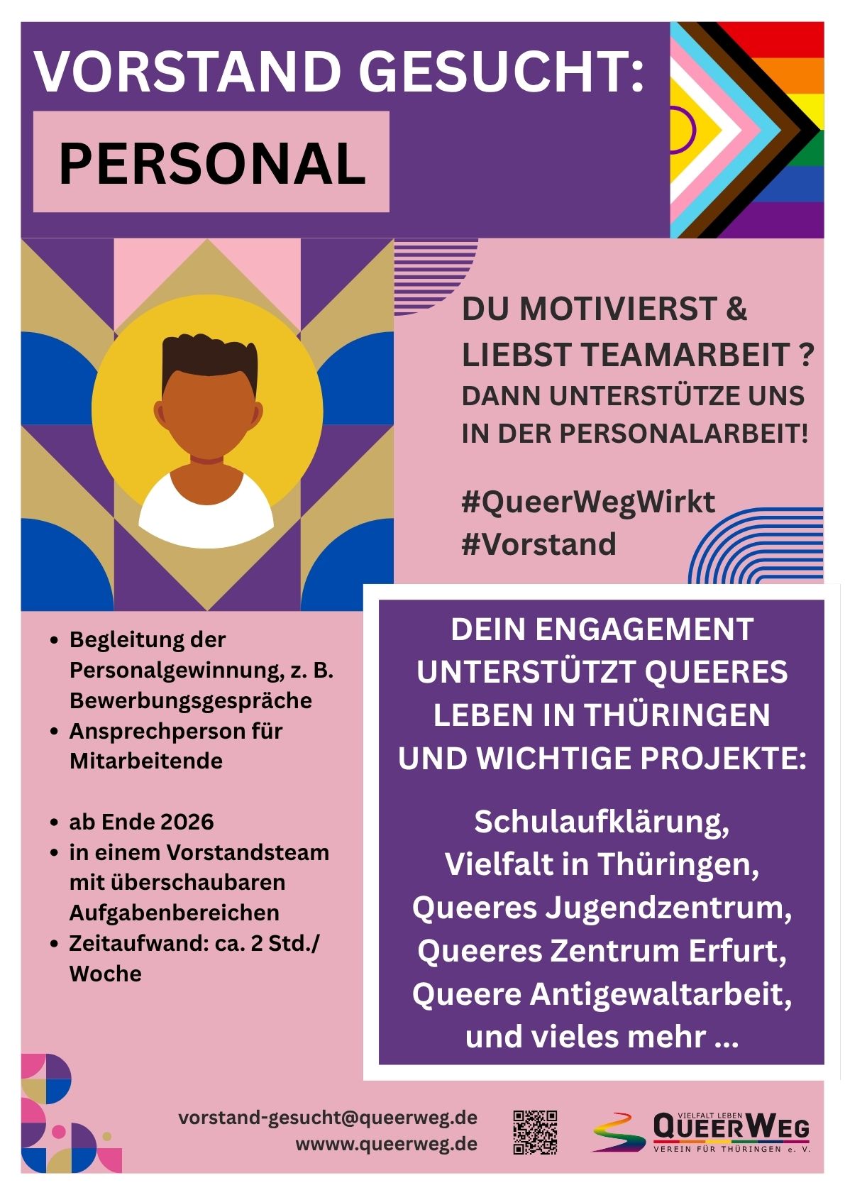 Vorstand gesucht:  Personal