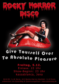 Flyer zur Rocky Horror-Disco (05.12.08)